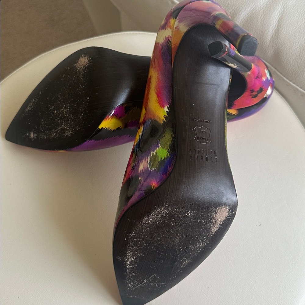 Stuart Weitzman Multicolor Pointed Toe Heels - image 6